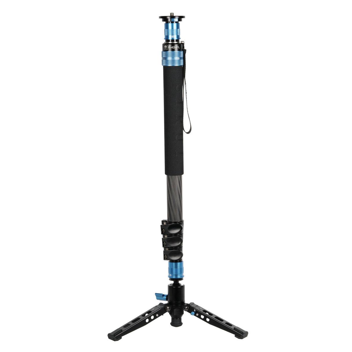 SIRUI P-424FL Carbon Einbeinstativ 190 cm mit Fliplocks + Standspinne