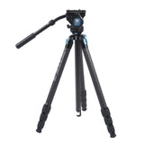 SIRUI ST-224 Superb Travel tripod carbon 185 cm with video head VH-10 waterproof ST series