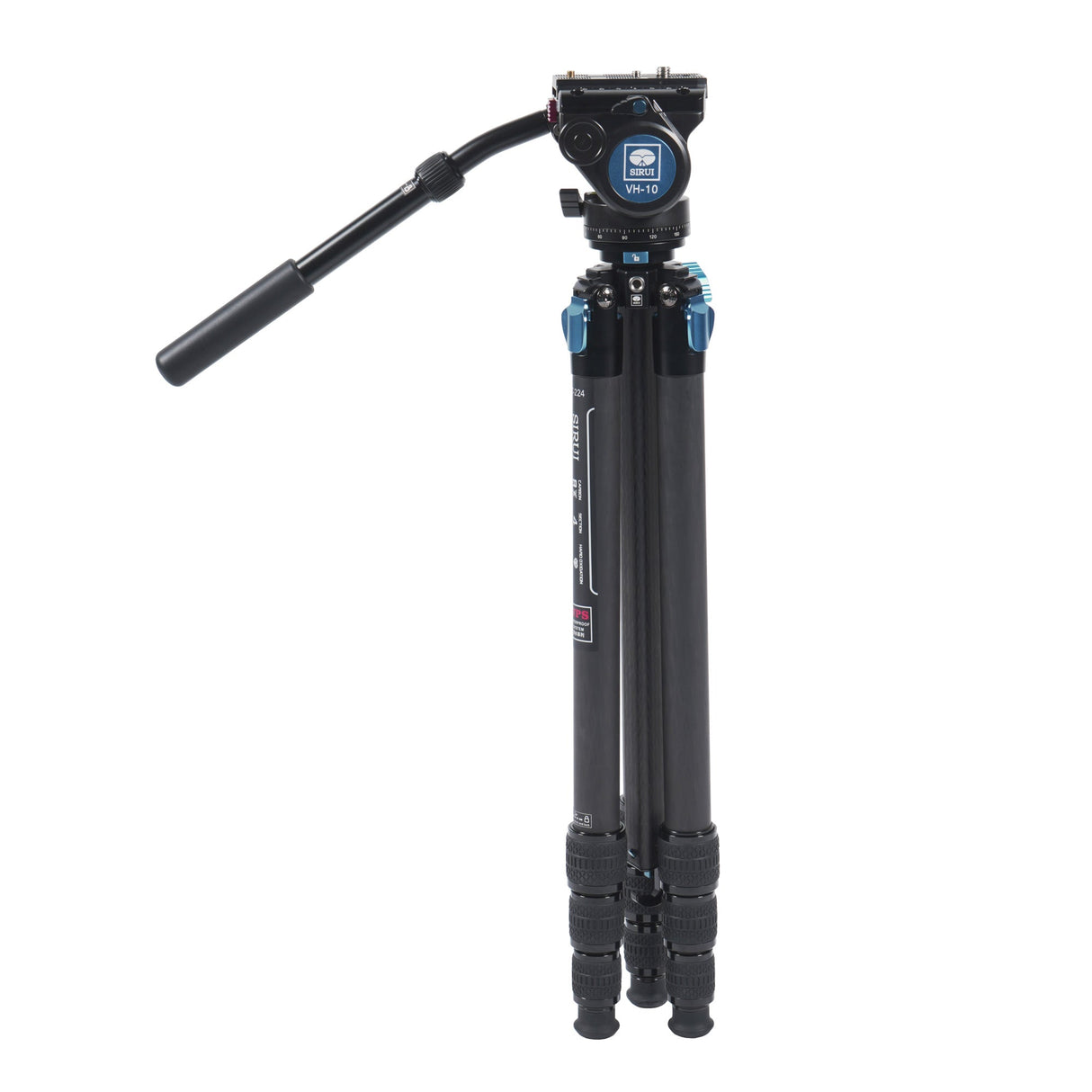 SIRUI ST-224 Superb Travel tripod carbon 185 cm with video head VH-10 waterproof ST series