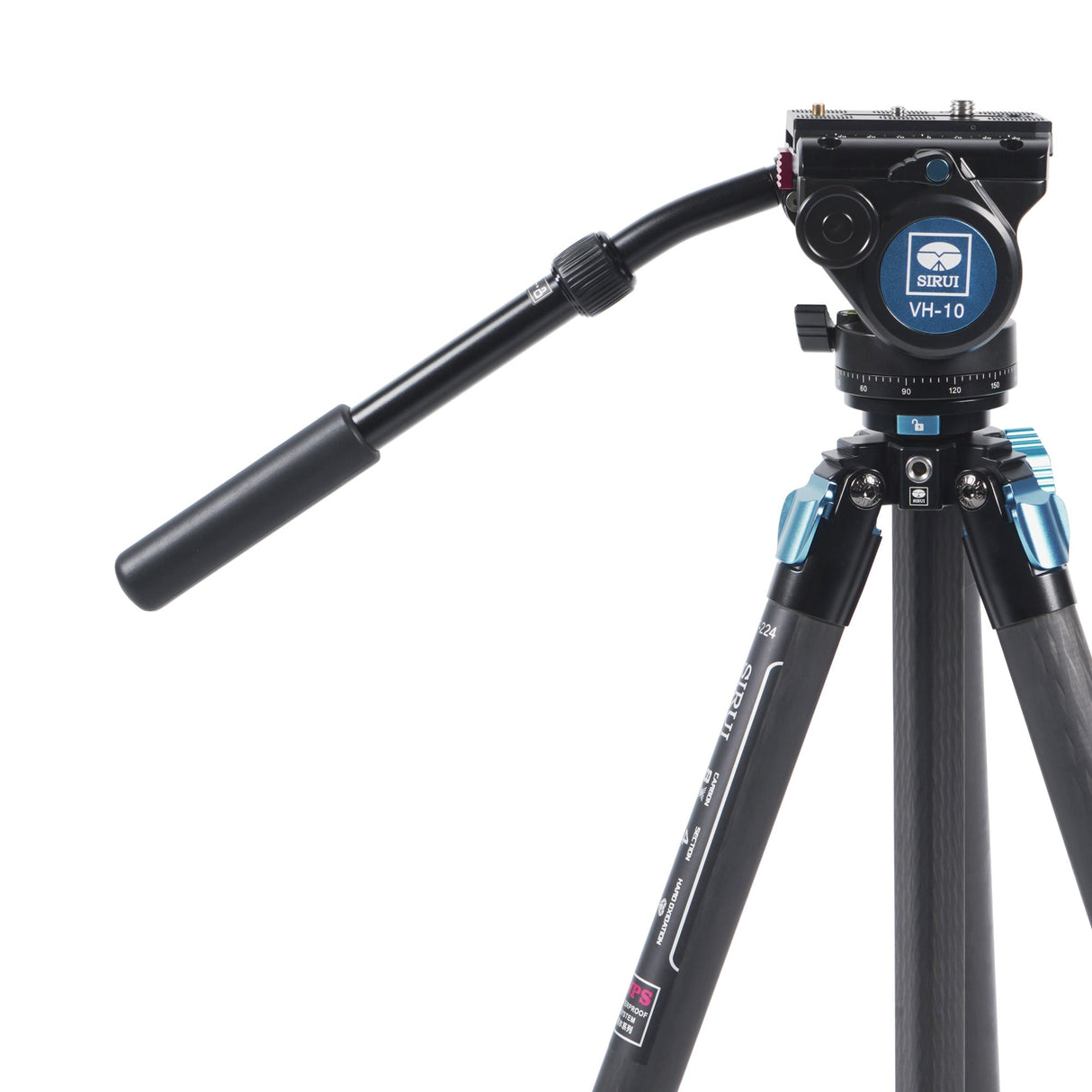 SIRUI ST-224 Superb Travel tripod carbon 185 cm with video head VH-10 waterproof ST series