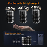 Saturn V2 35mm-50mm-75mm-comfortable-lightweight