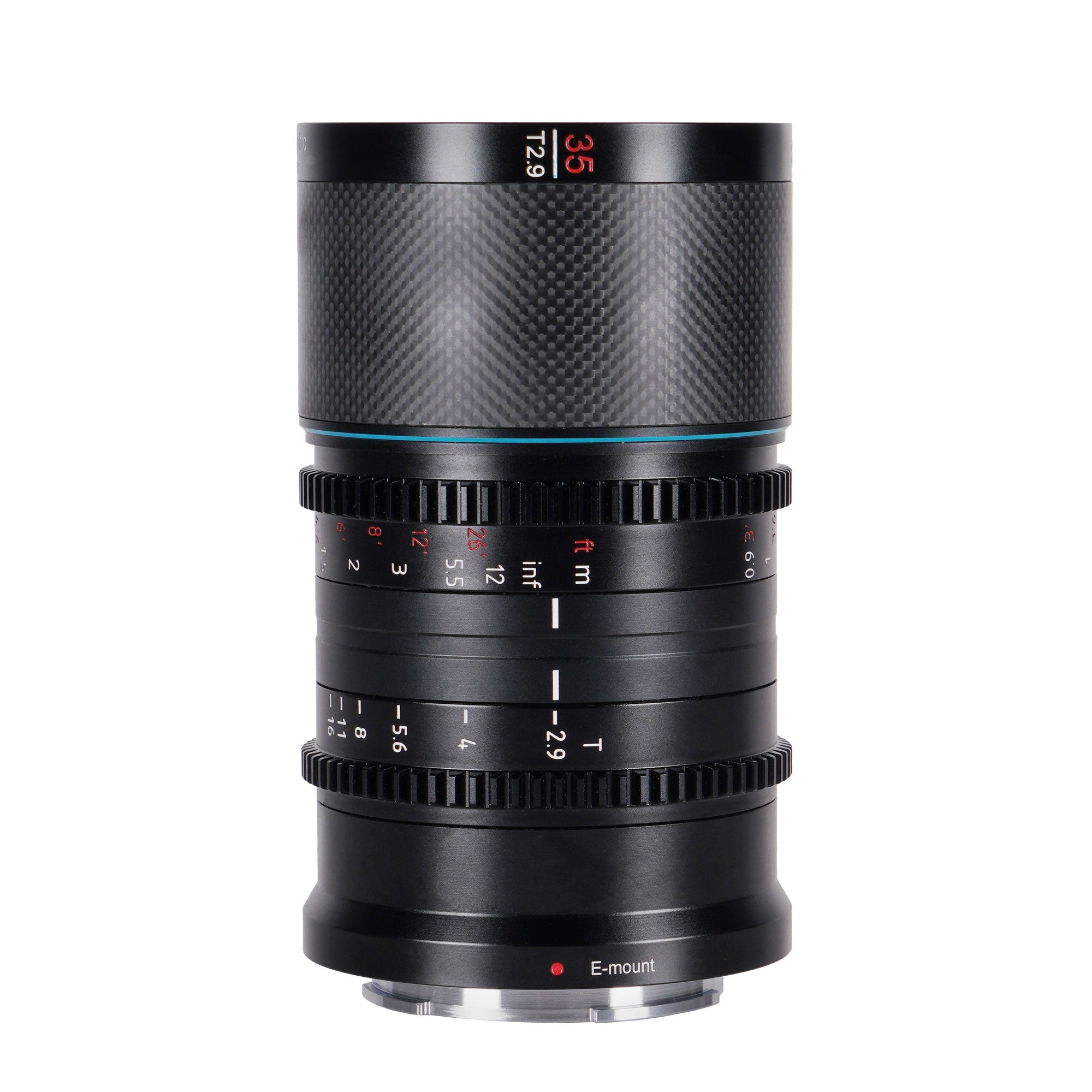 SIRUI Saturn 35 50 75mm T2.9 1.6x anamorphic carbon full format lens - for  various camera connections – SIRUI Optical GmbH